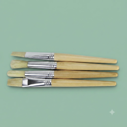 Verfkwasten set á 4 stuks